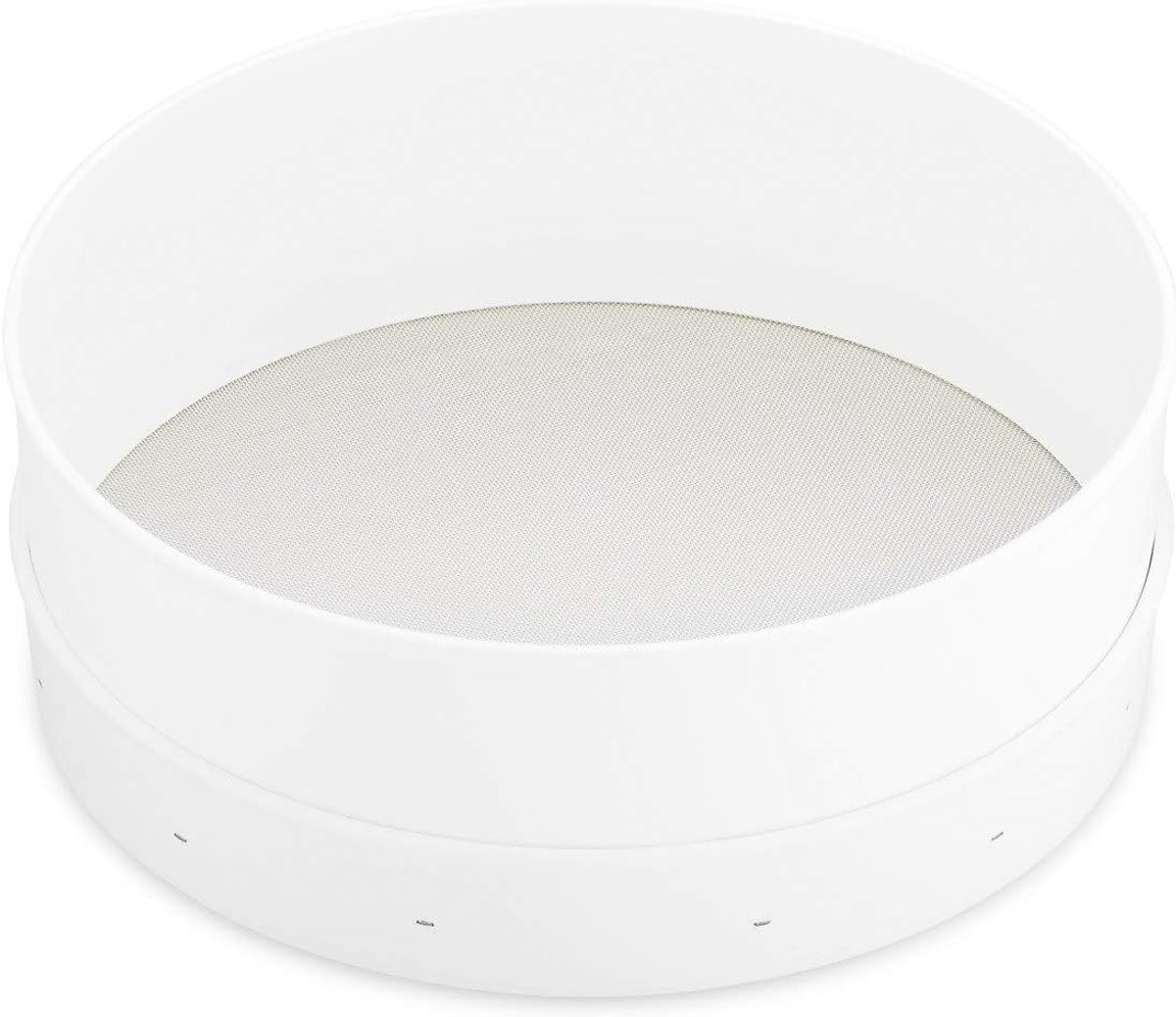 Grote Keukenzeef - Fijne Zeef - Bakken Ingrediënten - Roestvrij Staal - 30.5 cm Diameter - Wit