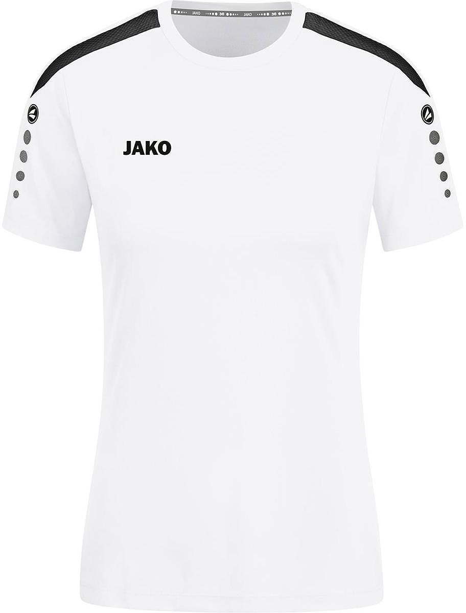 Jako Power Shirt Korte Mouw Dames - Wit | Maat: 44