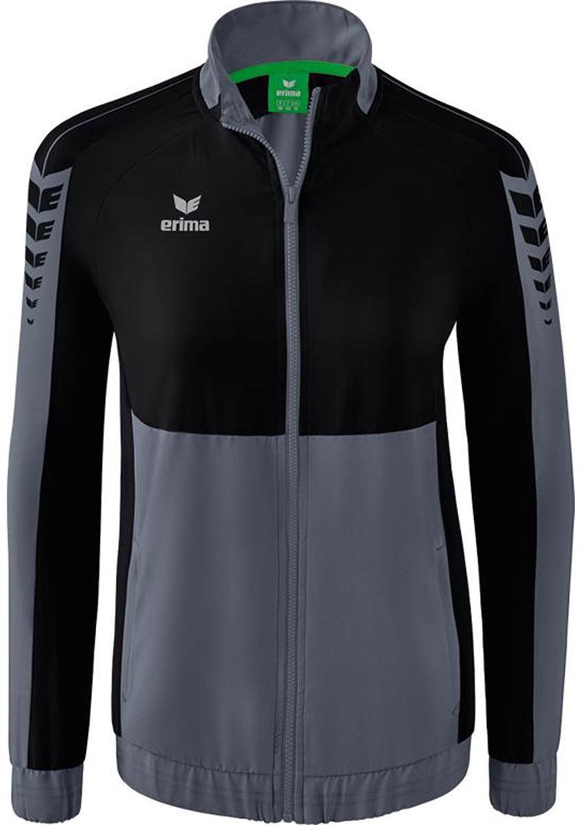 Erima Six Wings Presentatiejack Dames - Slate Grey / Zwart | Maat: 44