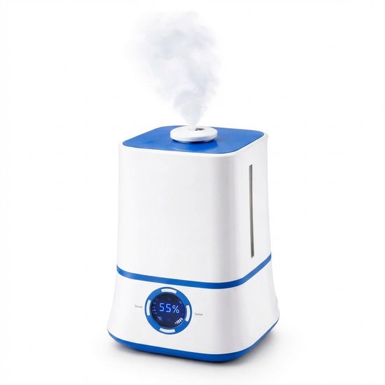 Luchtbevochtiger 3,5L - Humidifier voor Woonkamer en Slaapkamer - Fluisterstil - Hygrometer - Aroma - 4 Standen - 40 m²