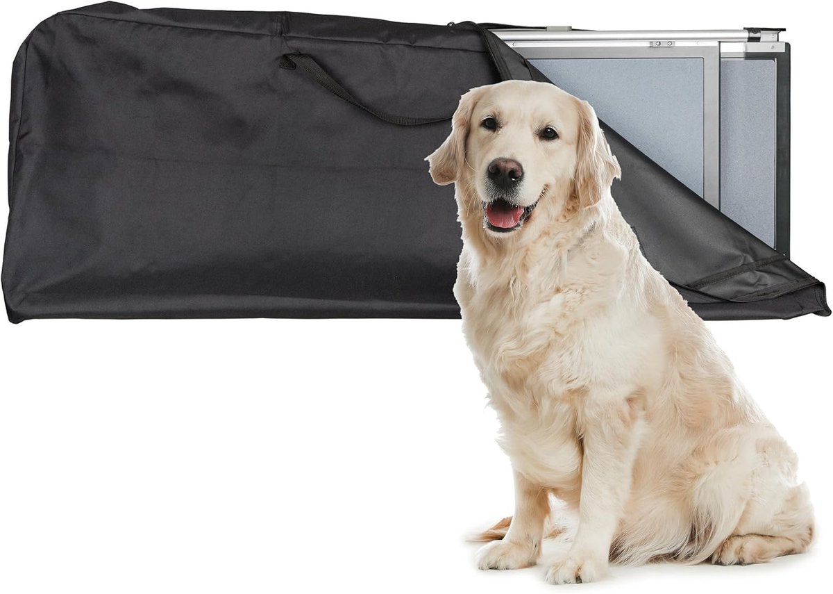 Draagtas Luxe Helling - Reis Tas - Huisdier Transport - Waterdichte Stof - 102x51x10 cm - Zwart