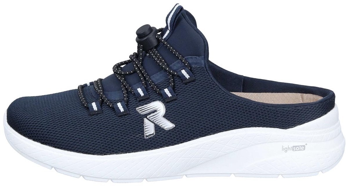 Rieker dames sabot blauw