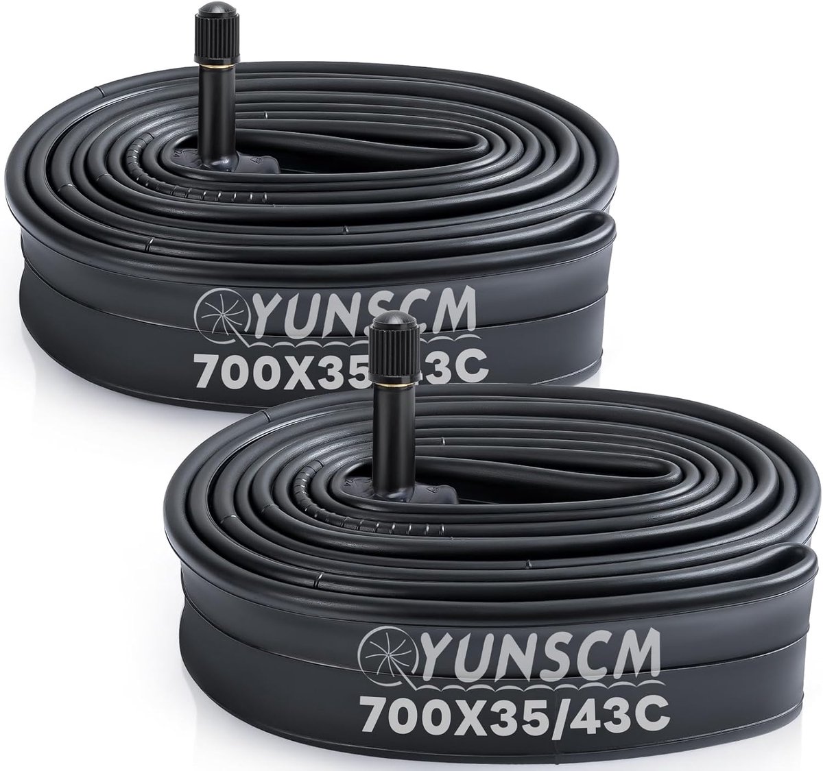 Fietsband Binnenbanden - Racefiets Buis - Fietsen Reparatie - Butyl Rubber Materiaal - 700C x 28-35mm - Zwart