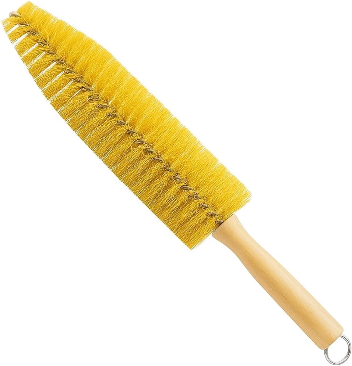 Wielspaakborstel - Velgenborstel - Auto reinigen - Kegelvormige punt - 43 cm lengte
