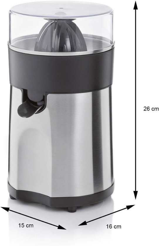 RONN® Citruspers electrisch - Citruspers - Sinaasappelpers - Zilver - ‎‎15cm x 16cm x 26cm; 1,72 kg van Merkloos — afbeelding 5