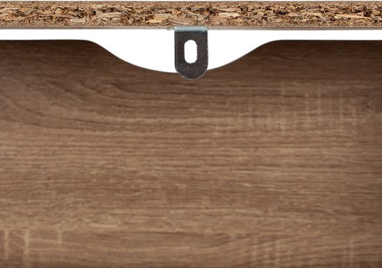 DENILIQUIM - Schoenenkast - Donkerbruin - Hout | Leen Bakker