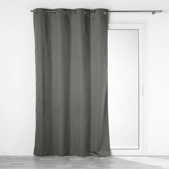 Verduisterend Gordijn Met Ringen 140 cm x 260 cm Bexley Grey
