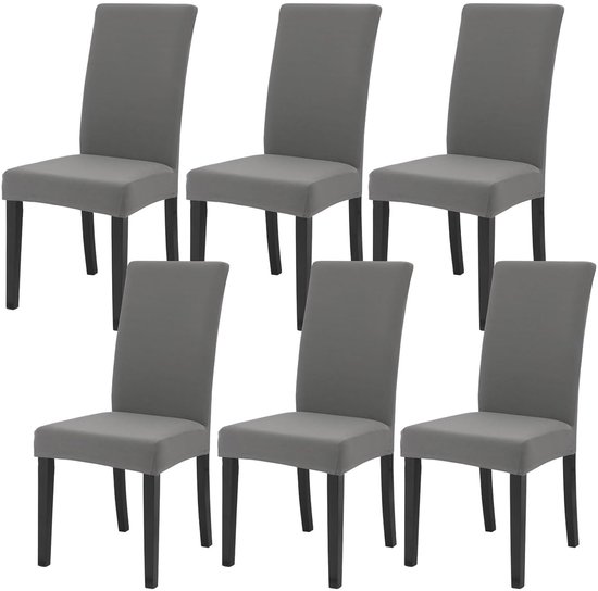 Stretch fluwelen stoelhoezen, set van 4, oranje, afneembare, wasbare stoelbeschermers zonder armleuningen voor woonkamer, eetkamer, banket, zachte stof, gemakkelijk schoon te maken, past op