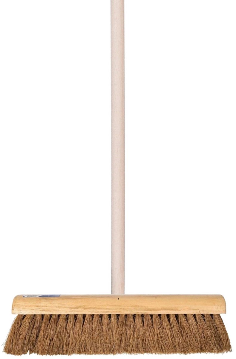 Talen Tools Straatbezem Kokosvezels - 50 cm - harde vezels -