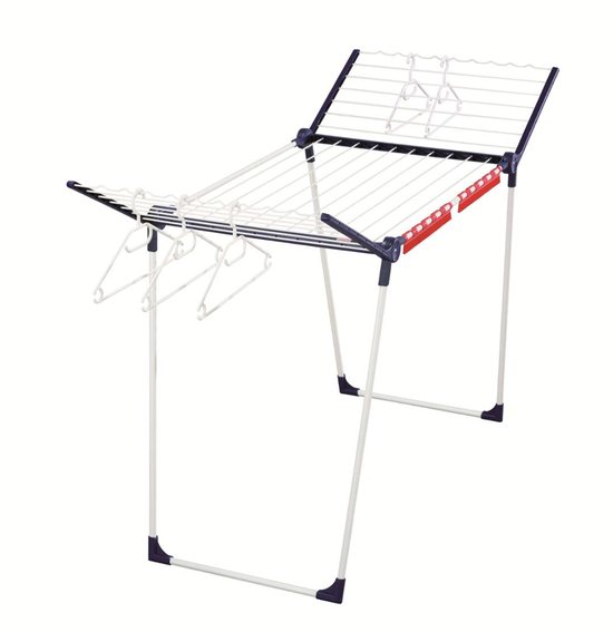 Leifheit droogrek Pegasus 200 Solid - 20 m drooglengte incl. houders voor klein wasgoed
