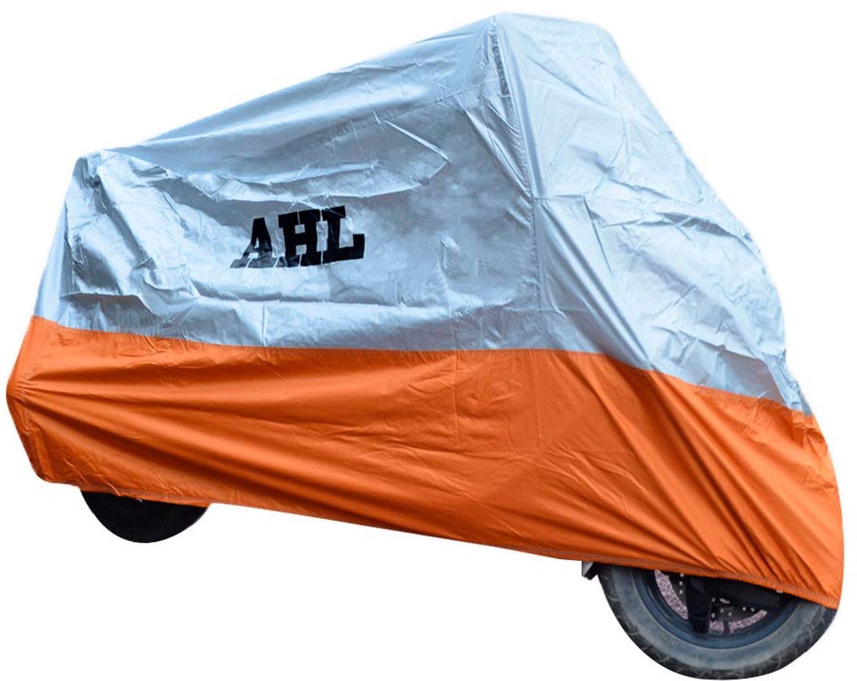 AHL XL Oranje Waterdichte Koude Bescherming Regenbescherming Stofdicht Opvouwbare Garage Motorfiets Garage Scooterhoes Scooterhoes Motorhoes Motorhoes