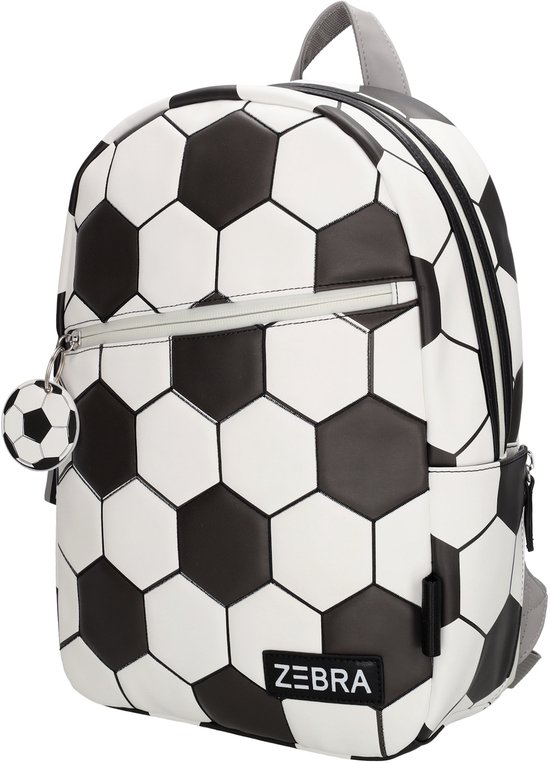 Zebra Trends Sem Voetbal Rugzak - Schooltas - Jongens Rugtas.