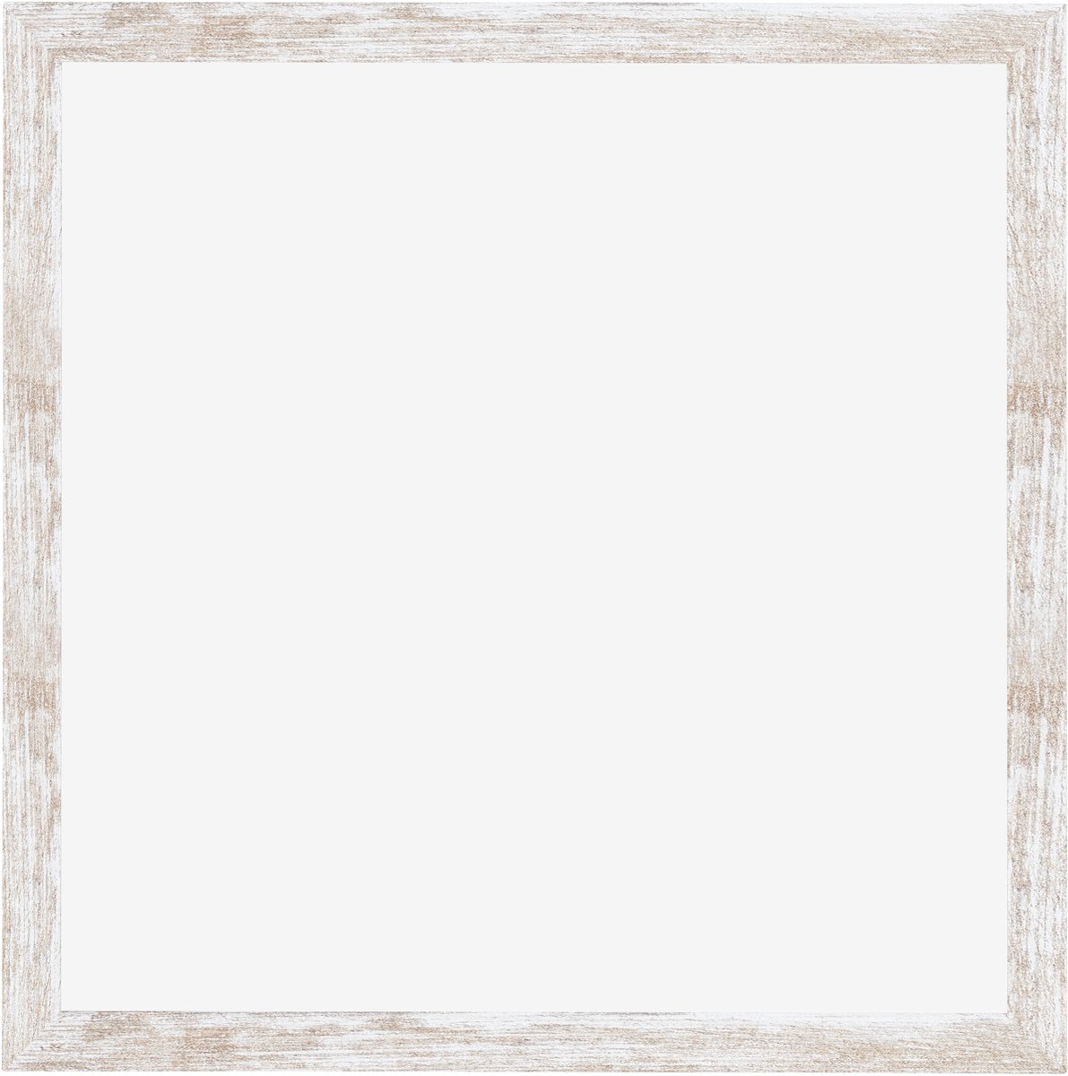 Dutch Frame Factory Fotolijst 40x40 cm - MDF - White Wash - Cork