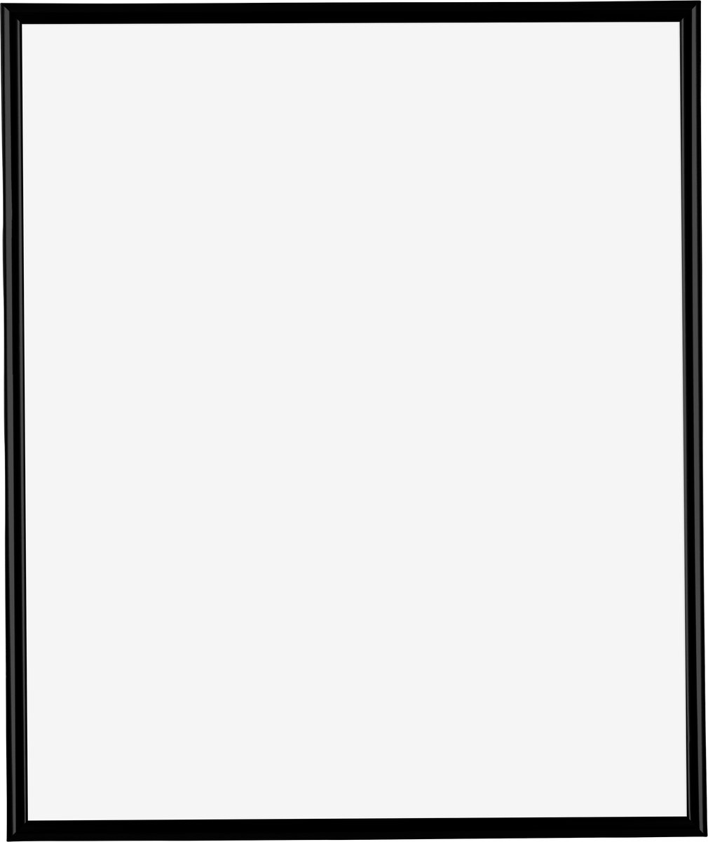 Fotolijst 56x71 cm - Kunststof - Zwart Mat - Biggy