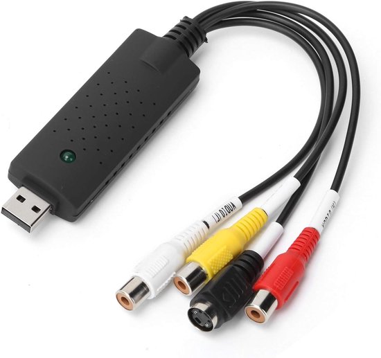 JGS Premium - AV/RCA en S-Video USB 2.0 Capture Card Adapter - Video ...