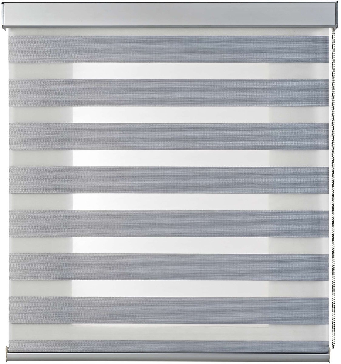 Storesdeco Duo rolgrodijn met hoogwaardige aluminium afwerkingen, Grijs 160x250cm Grey