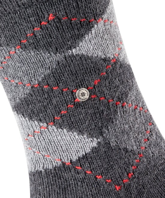 Chaussettes homme Burlington Preston - gris (moul. anthra.) - Taille : 46-50
