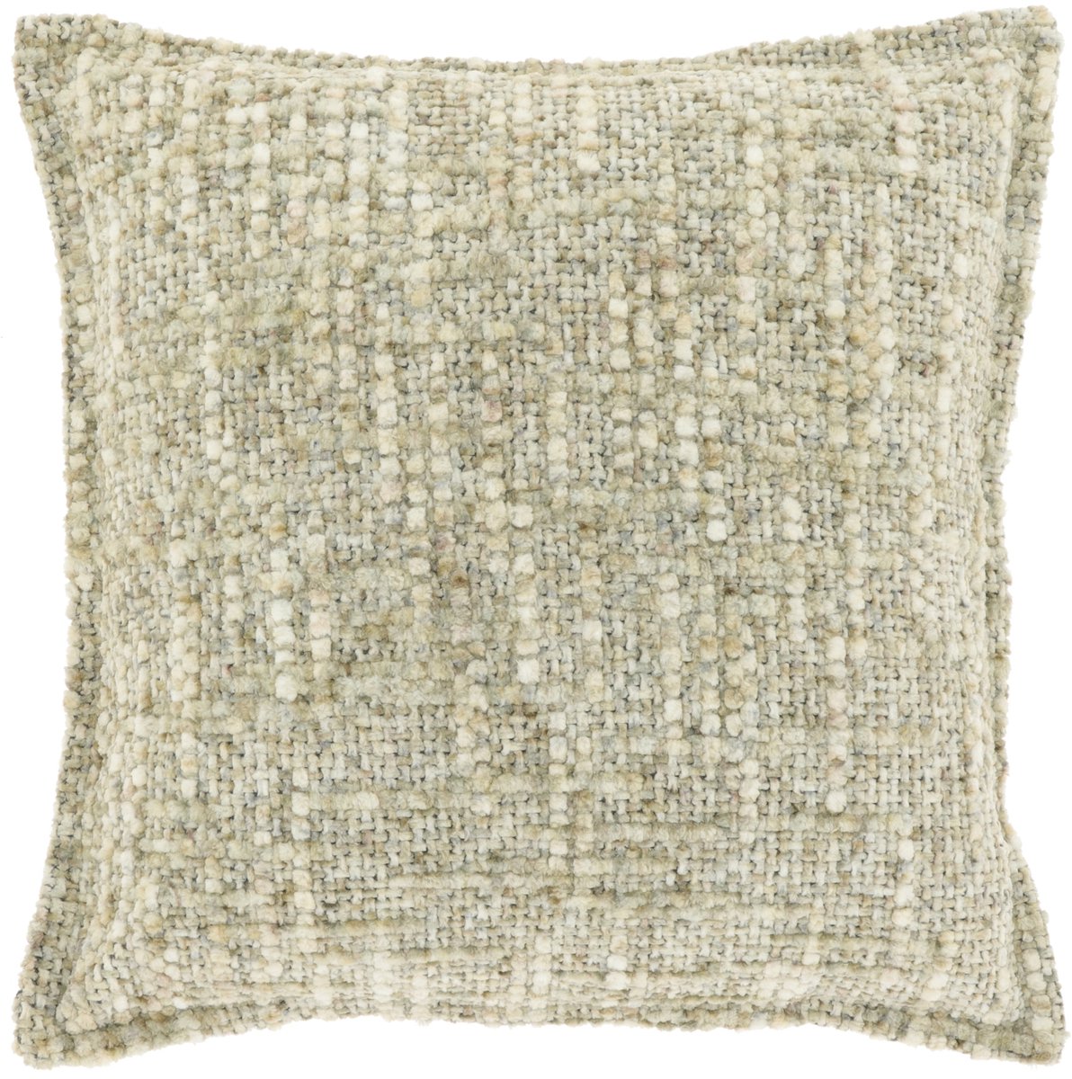 Unique Living Sierkussen Eva - Stof - Beige - 45 x 45 x 0 cm (BxHxD)
