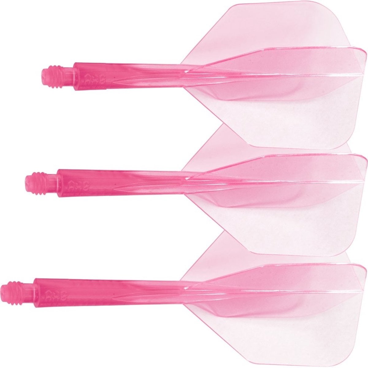 Condor AXE NEON Small Flight System - Short Pink