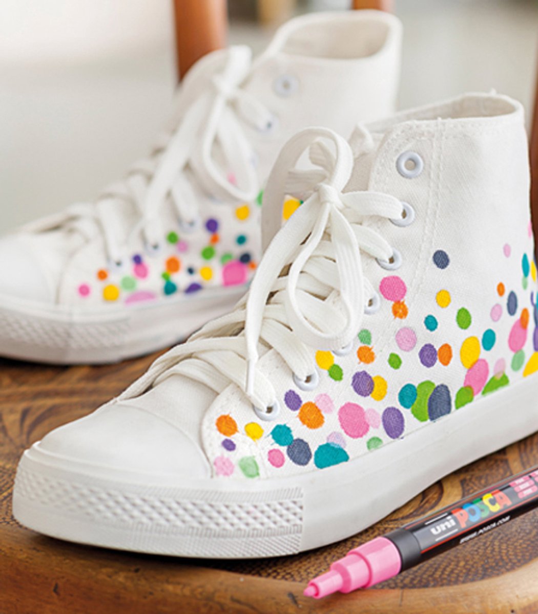 Posca stiften set 5M wit/zwart/goud/zilver — afbeelding 10