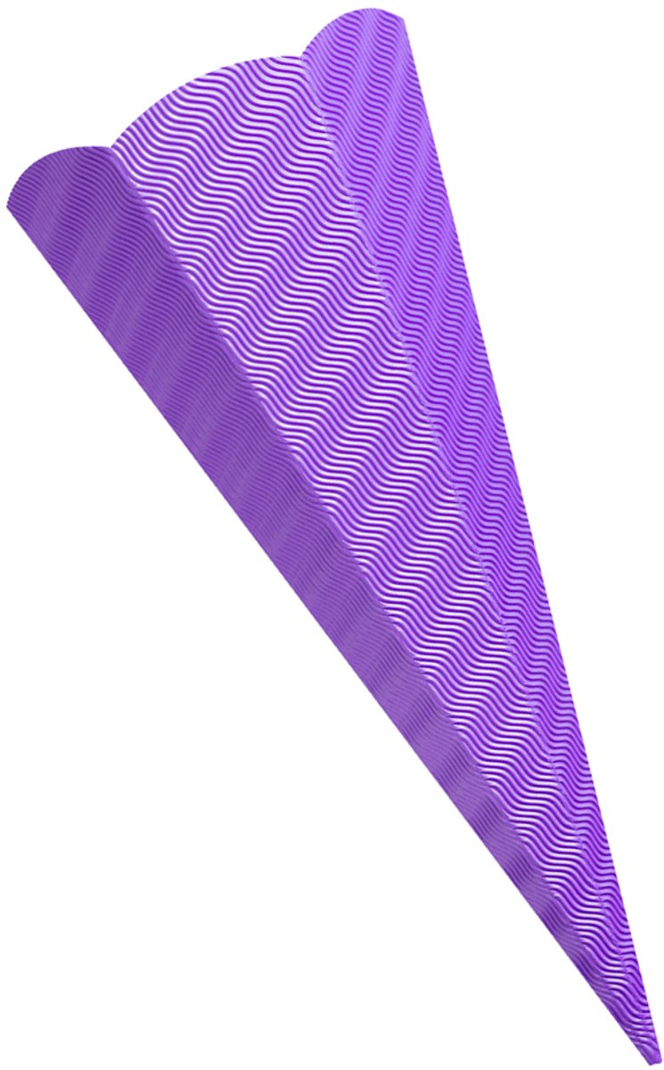 folia schoolkegel-karton, golfkarton, oranje, 5 stuks