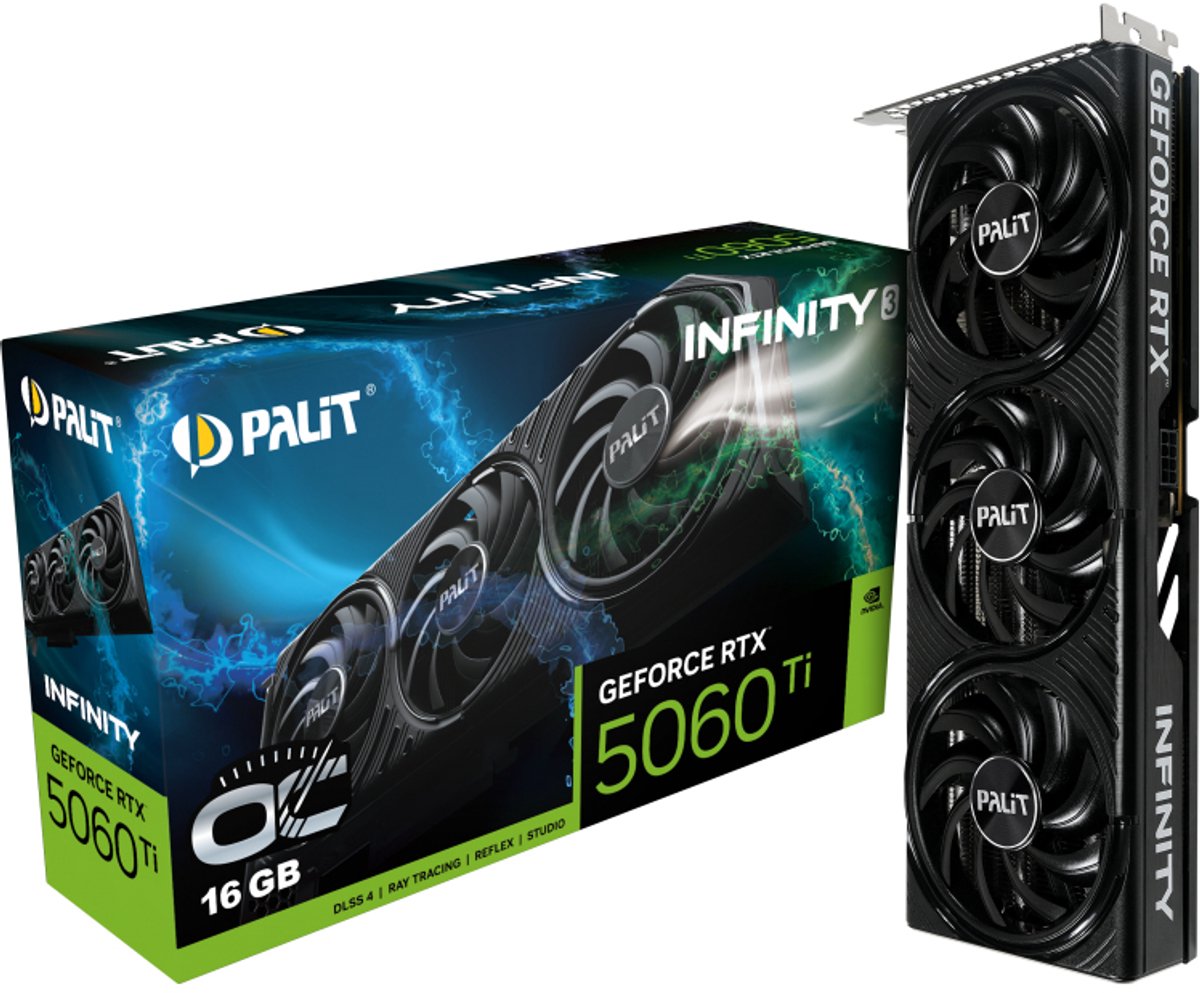 Palit GeForce RTX 5060 Ti Infinity 3 OC NVIDIA 16 GB GDDR7