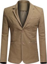 ALLTHEMEN Heren Casual Katoenen Blazer - Geen Spleten - XXL