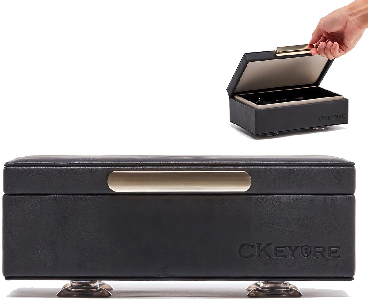 SAFECKEYURE Faraday-kluis voor autosleutels | Signaalblokkeringskluis | RFID-sleutelkluis | Sleutelhouder | Sleutelkluis | Signaalblokkerende sleutelkluis