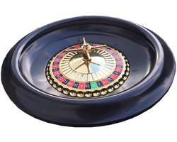 Roulettewiel met ballen, diameter: ca. 40 cm