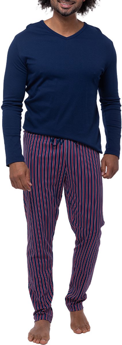 Mey Heren pyjama Graphic Stripes