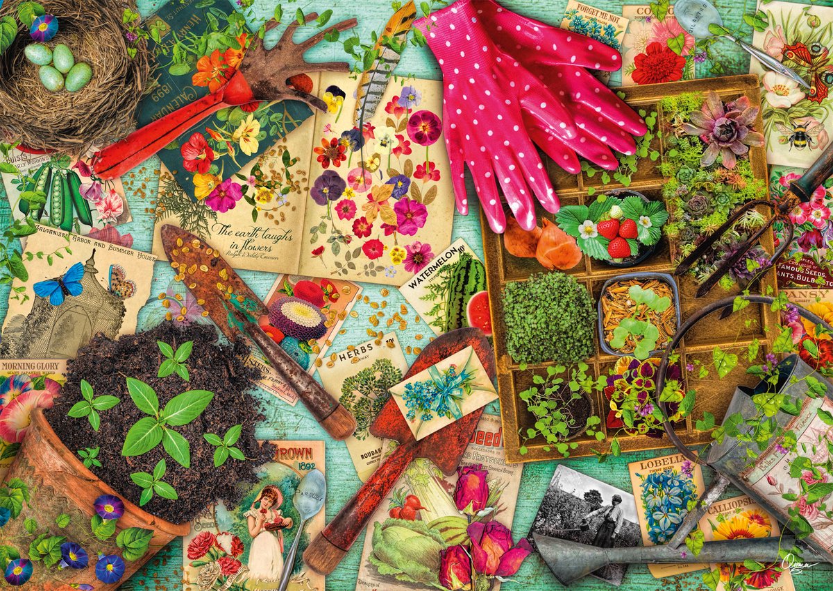 Aimee Stewart, Alles voor de tuin, 1000 stukjes