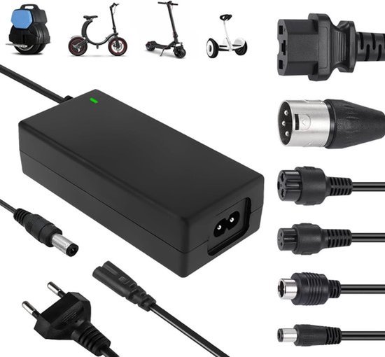 GO SOLID! Oplader geschikt voor iScooter I9 elektrische step - 42V 2A - GO SOLID