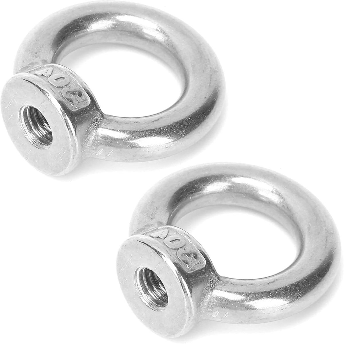Allecto Plus - Eye Nut Set voor zeiljachten en speedboten - Roestvrijstalen Tilmoeren voor wateractiviteiten (M10)