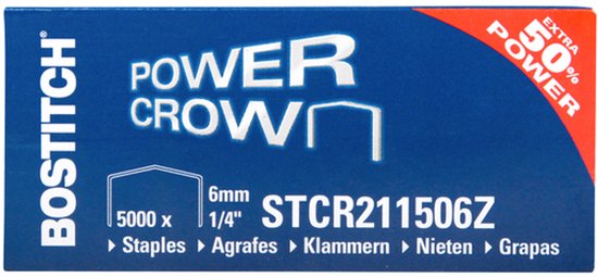 AGRAFAGE BOSTITCH B8 STEEL STRC2115 6MM 5000 PIÈCE