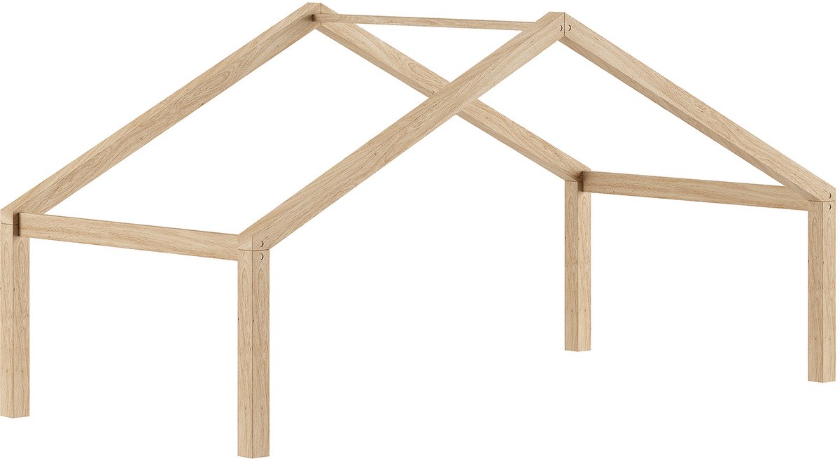 Ombouwset Voor Huisbed Forrest - Massief Beukenhout - Vipack - Bruin - Hout