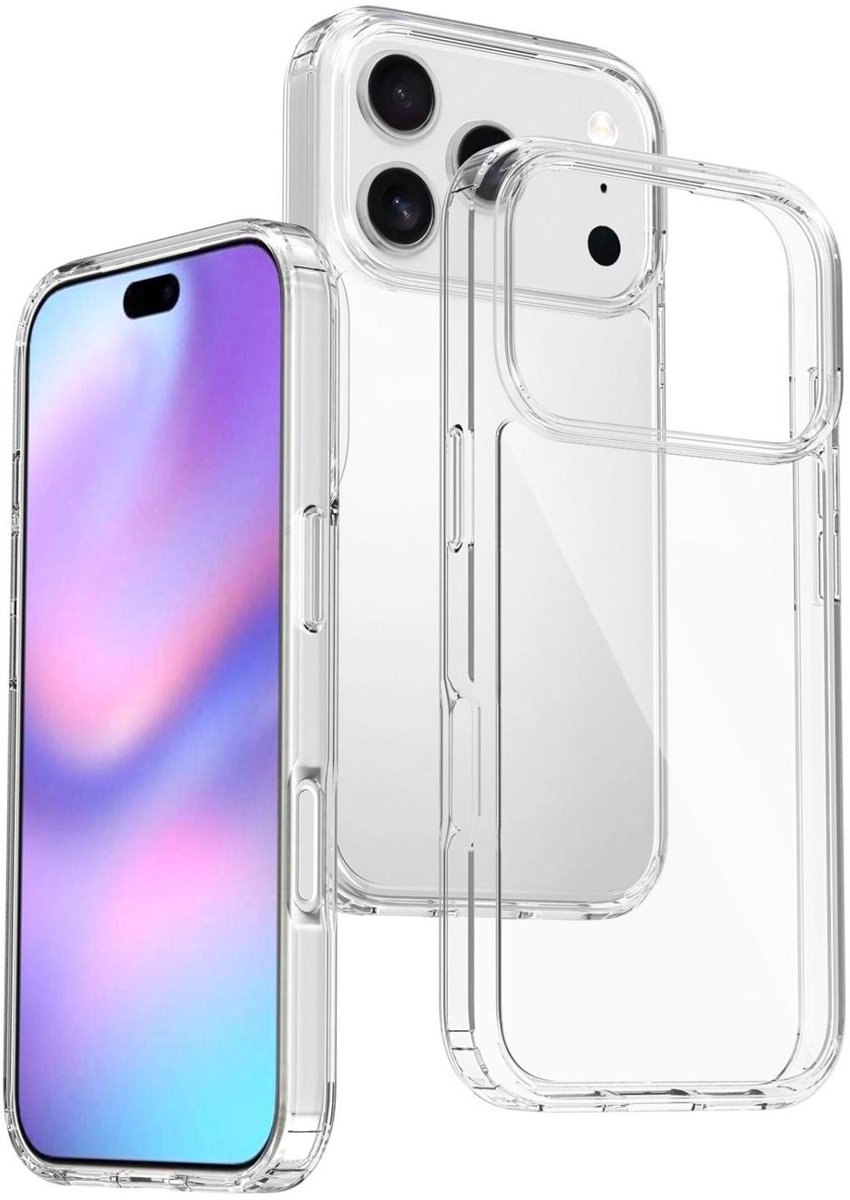 Mobigear Doorzichtig Hoesje geschikt voor Apple iPhone 17 Pro Telefoonhoesje Hardcase | Mobigear Crystal Backcover | Doorzichtig Telefoonhoesje iPhone 17 Pro | iPhone 17 Pro Case | Back Cover - Transparant