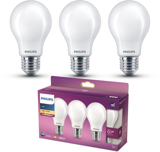 Philips LED Lamp Mat - Warmwit Licht