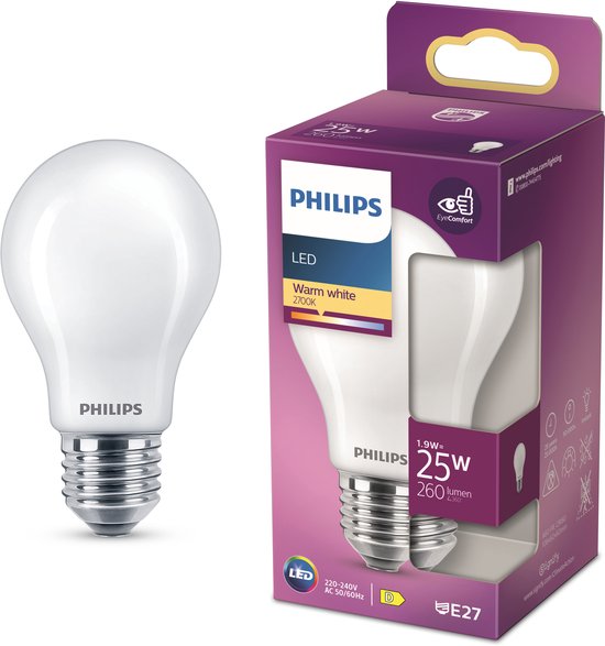 Philips Warm White LED-lamp E27 – 25 W