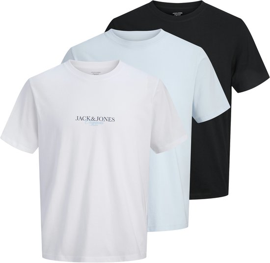 JACK&JONES - T-shirt JORBILLYBURG SS CN 3PK MP FST - Homme - T-shirts