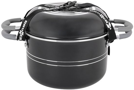 Batterie de cuisine antiadhésive en aluminium Brunner Popote Flavor 7+1 ø 22