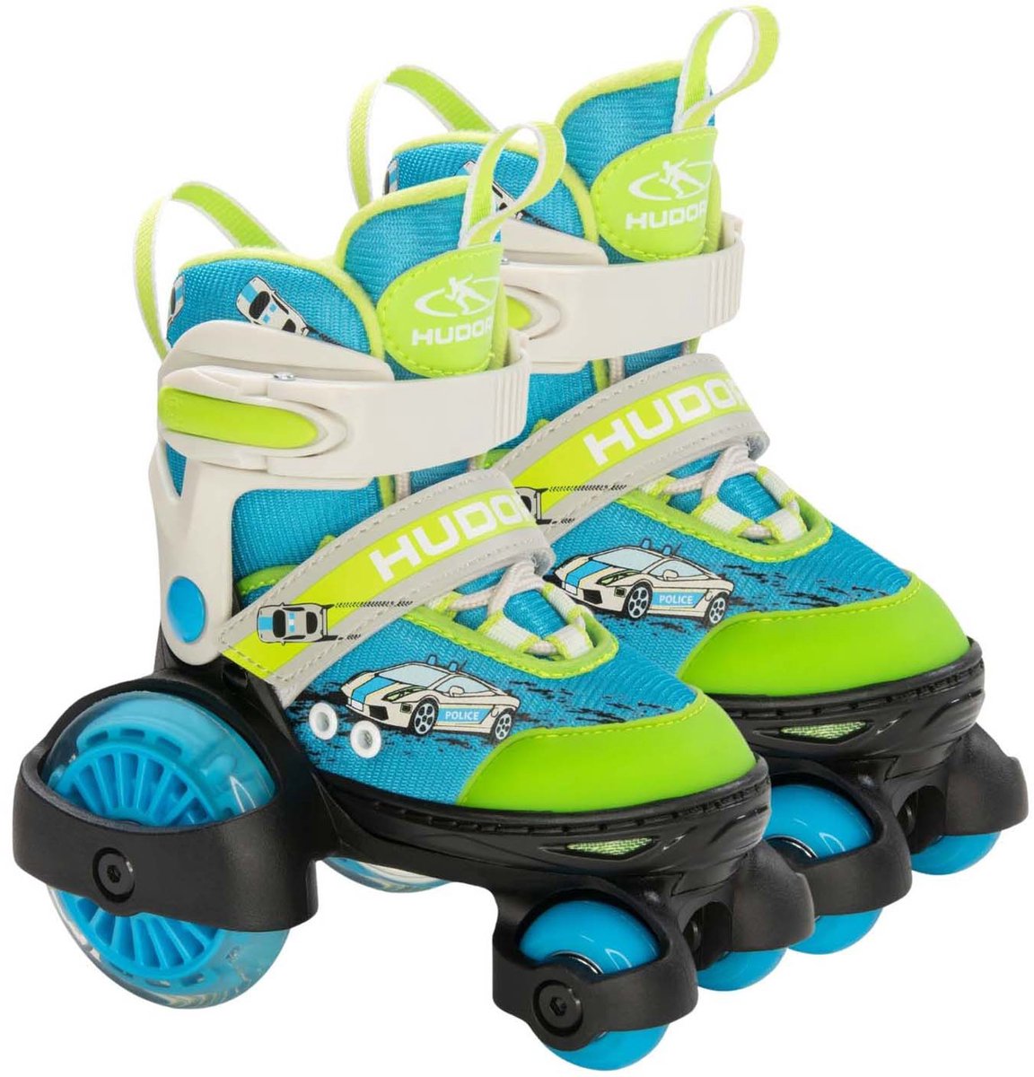 HUDORA Rolschaatsen My First Quad LED Auto Multicolor