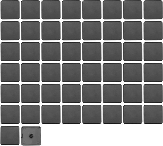 PARTSEE Eindkappen 40 x 40 zonnerail aluminium profiel