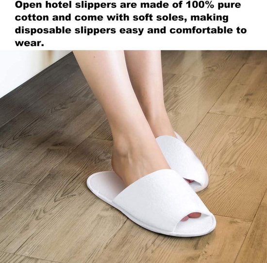 Nesto's® Hotel Slippers - Wegwerp Pantoffels - Gasten Sloffen - Sauna