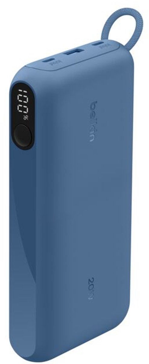 Belkin Power Bank 20W 20000 mAh met display – Blauw - afbeelding 3