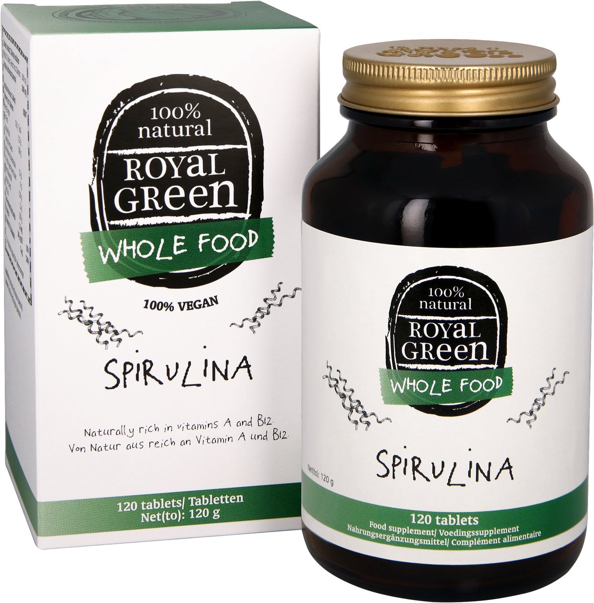 Goedkoopste Royal Green Spirulina - 120 st
