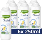 6x Neutral Baby Shampoo Parfumvrij 250 ml