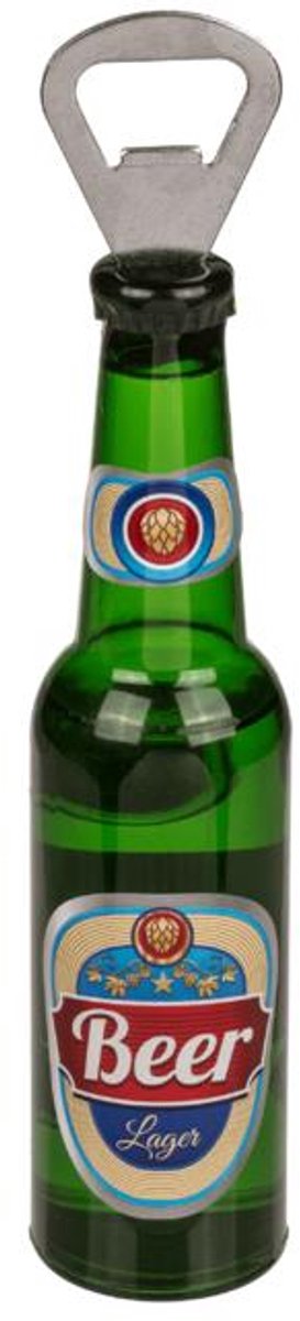 Flesopener bierfles met magneet ca. 21cm — cadeau in Gadgets - foto 2