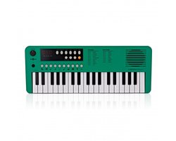 VISIONKEY-1 Mini Elektrisch Keyboard met 37 Toetsen - Draagbaar Toetsenbord Piano voor Kinderen & Beginners - Groen