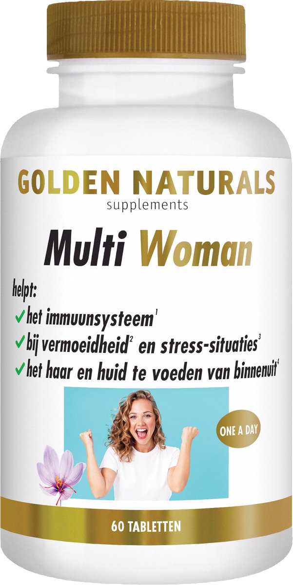 Goedkoopste Golden Naturals Multi Woman (60 vegetarische tabletten