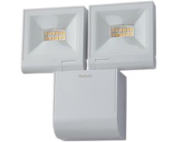 Theben theLeda S20L WH LED Buitenlamp 20W – 2x840 lm – Draaibaar & Kantelbaar – 4000K – Wandmontage – Wit